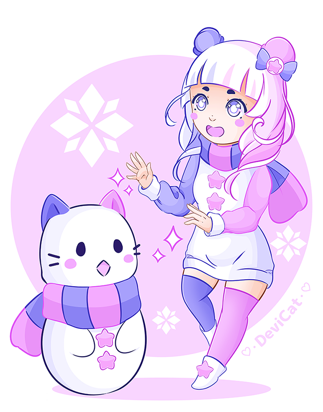 CandiCat Winter Chibi • 2021