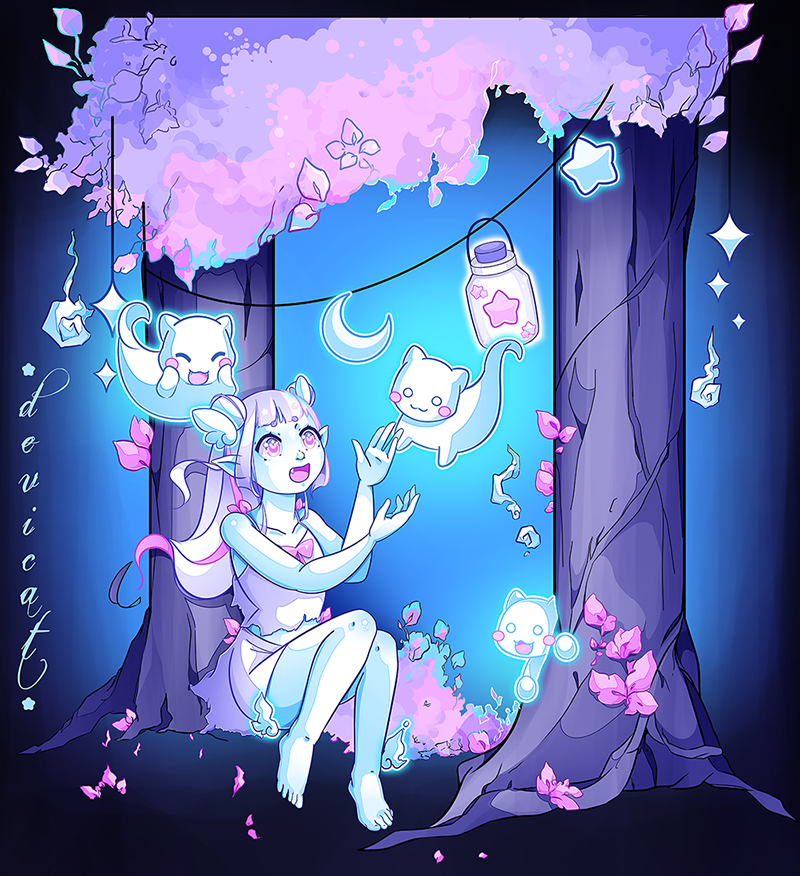 CandiCat Ghost Girl & Ghost Cats • 2024