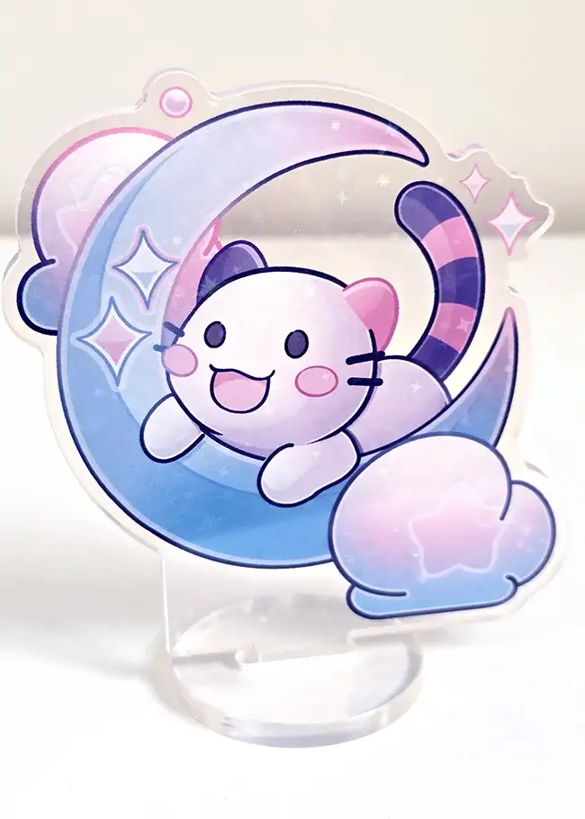 DeviCat • CandiCat On The Moon Standee