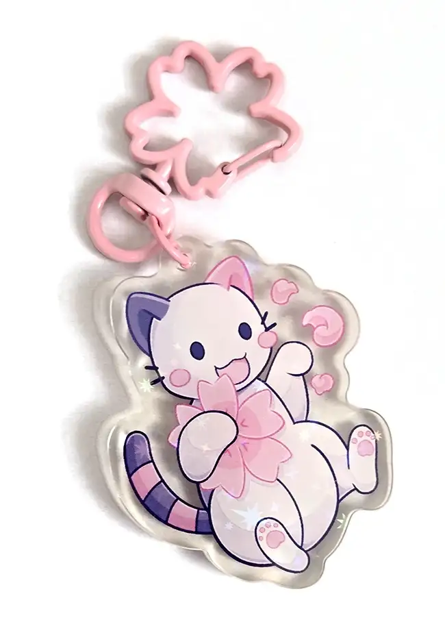 DeviCat • CandiCat Sakura Keychain
